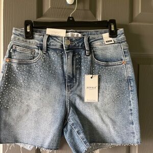 Judy Blue Rhinestone Denim Shorts
